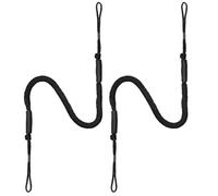 EFUTURETIME 2 x Cabos de Amarre para Barcos 10cm (4FT), Bungee Dock Line Elástico, Cuerda de Amarre para Barcos, Lanchas a Motor, Kayak, Canoa, Surf