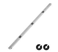 EFUTURETIME Barra de Inglete de Aleación de Aluminio, 9.5 x 19 x 450 mm, Barra de Ranura en T, Guía de Inglete de Aluminio para Sierras de Mesa, Taladros de Mesa, Sierras de Cinta, Carpintería