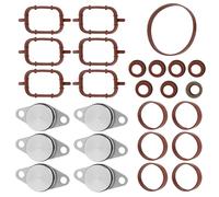 EFUTURETIME Kit para Anular Mariposas del Colector de Admisión 22mm con Juntas para E87 E46 E90 E91 E92 E93 E39 E60 E83 E53