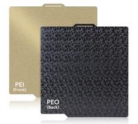 EFUTURETIME Plataforma de Impresora 3D 257x257 mm Doble Cara PEO+PEI, Hot Bed en Acero Flexible para Bambu Lab A1/X1/X1C/X1E/P1P/P1S