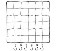 EFUTURETIME Scrog Net 90cm x 90cm Mallas Elástica 10cm x 10cm de Agujero Neto con 6 Ganchos, Scrog Red para Promover el Crecimiento de Las Plantas