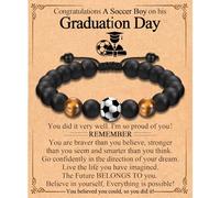 EFVISD Pulsera de fútbol, fútbol, baloncesto, béisbol, hockey, regalo para niños, jugadores, amantes del equipo, hijo, nieto, hermano, sobrino, amigo como cumpleaños, día de San Valentín, graduación