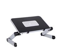 EFZRZYJ 1 escritorio plegable ajustable portátil para mesa de cama (negro)