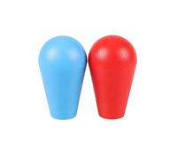 EG STARTS 2X Arcade Joystick's Oval Balltop, Arcade Elipse Topball Handle Uso para 2 Jugadores Arcade Joystick Kit de Bricolaje Sanwa Joystick MAME Jamma Part (Rojo & Azul)