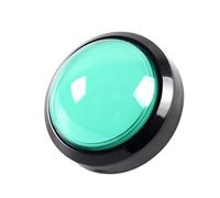 EG STARTS Arcada 4 Pulgadas 100mm Big Dome 12V LED Pulsadores Iluminados con microinterruptor para Arcade Machine Video Juegos Partes (Verde)
