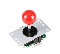 EG STARTS Arcade Classic Competition 5 Pin Stick 5P Rocker 8 Maneras Joystick para PC Xbox 360 PS2 PS3 Juegos KOF SNK Arcade DIY Kit Parts Mame Jamma Machine Gaming (Rojo)