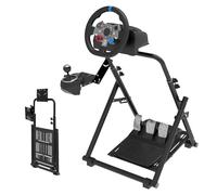 EG STARTS Sim Racing - Soporte para volante de simulador de cabina para Logitech G29 G920 G923 G27 G25 para Thrustmaster T150 T248 T300 T500 RS T-GT TSPC TGT TGT Gaming Stand