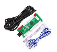 EG STARTS Zero Delay USB Encoder para PC Juegos Controller para Arcade Joystick Mame Jamma Parts (5Pin Joystick + Happ Push Buttons)