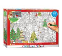 (EG60330886) - Eurographics Puzzle 300 Pc - Colour-Me - Christmas Trees