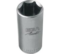 Ega Master - Llave Vaso 1/4"- 1/2" Serie Larga (6 Cantos)