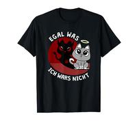Egal Was, Ich Wars nicht - Divertido Teufel Engel Böse Cat Camiseta
