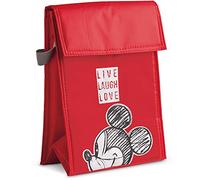 Egan Bolsa térmica Mickey Live Laugh Love, Rojo, Multicolor, tamaño pequeño