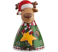 Egan Campana de Navidad con símbolo de Reno. Medidas: 10 x 15 cm. Referencia: 120040