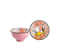 Egan Disney Forever & Ever Daisy Duck - Cuenco pequeño (300 ml), gres premium