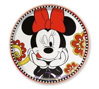Egan Disney Forever & Ever Minnie Mouse - Plato redondo para pizza (31 cm, porcelana)