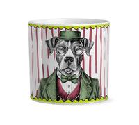 Egan Juego de 2 cubremacetas Human Essence Perro ''Friendship'' 12 x 12 cm