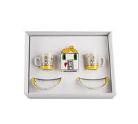 Egan Juego de café, Porcelana, Amarillo, Unica