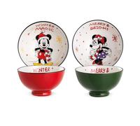 Egan Juego de 2 Tazas mágicas de Invierno Mickey Mouse & Minnie Mouse ml 300