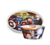 Egan Juego de Plato + tazón de Postre Avengers
