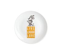 Egan Plato Postre Minnie Live Laugh Love Naranja, Multicolor, tamaño pequeño