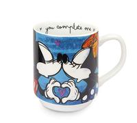 Egan PWM21I/B Mug, modelo Sweet Love, porcelana, azul, 1 unidad, 350 ml