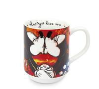Egan PWM21I/S Taza Modelo Sweet Love, Porcelana, Rojo, 1 Unidad (Paquete de 1)