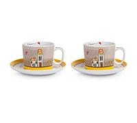 Egan Tazas de porcelana, Marfil, S (2 unidades), 2 unidades