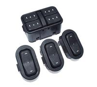 eGang Auto Nueva Consola de Interruptor de Control Maestro de Ventana eléctrica de 4 Piezas 90561086 6240106 90561388 para Vauxhall Astra G Zafira A 1998-2005