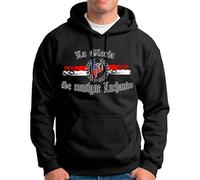 Egeberos Camisetas ATM Sudadera Adulto/Unisex La Gloria se Consigue Luchando Colchoneras y Rojiblancas (Negro, XL)