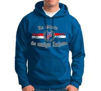 Egeberos Camisetas ATM Sudadera Adulto/Unisex La Gloria se Consigue Luchando Colchoneras y Rojiblancas (Azul, M)