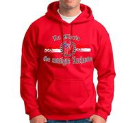 Egeberos Camisetas ATM Sudadera Adulto/Unisex La Gloria se Consigue Luchando Colchoneras y Rojiblancas (Rojo, L)