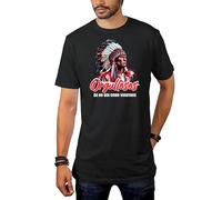 Egeberos Camisetas del Atleti Camiseta Adulto/Indios Orgullosos de no ser como vosotros Atleti Colchoneras y Rojiblancas (Negro, XL)