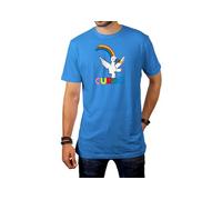 Egeberos Camisetas Unisex EGB CURRO Expo Frikis Retro (Azul, XXL)