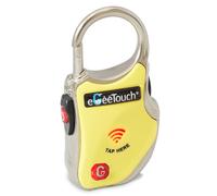 eGeeTouch Candado de viaje inteligente con tecnologías de acceso Dual patentadas (NFC + BT), seguimiento de cerca, etc., Color negro, amarillo, 1