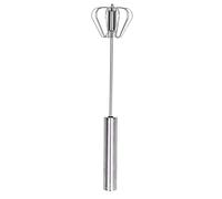 Egg Beater/Hand Mixer | Semi - Automatic Stainless Steel Whisk for Kitchen | Efficient Egg Whisk for Sauces/Creams/Batters | Sturdy & Easy to Maintain (10 Inch)