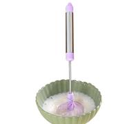Egg Beater, Semi Hand Mixer, 12.2x2.76 Inches Compact Heavy Duty Design Press Down Automatic Eggs Beater for Home, Baking, Dining Room, Gathering, Restaurant, Soups, Easy to Use