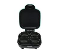 Egg Bite Maker Máquina de Tarta de Huevo Desayuno Máquina de Desayuno Bandejas con para el Hogar Máquina de Desayuno Azul 420W 5 para Cazadores Furtivos de Huevos (Enchufe UE