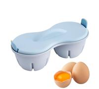 Egg Boiler Electric, 2 Cavity Poached Egg Cooker, Nonstick Dining Cooking, Heat Resistant Lid, Easy to Use Kitchen Gadget, Great for Quick Breakfast, Ideal for Busy Mornings