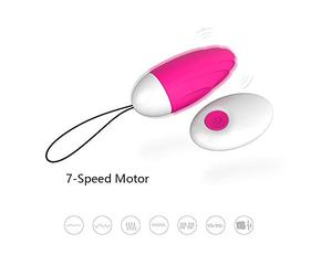 Egg Bullet - Juguete para mujer con 7 modos, perfecto para aliviar la tensión, uso en cuello, rodillas, frente/sien