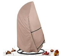 Egg Chair Cover - PVC, Patio Chair Covers, Waterproof | Dustproof Protector, Weather Resistant, Black, 114.3x172.7cm For Indoor, Patio, Backyard, Garden, Balcony, Porch, Hotel, Poolside