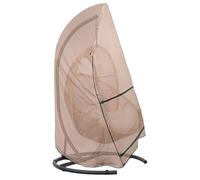 Egg Chair Cover - Waterproof Dustproof Seat Protector for Garden | Heavy Duty 600D Oxford Fabric with Zipper Closure & Drawstring for Indoor, Home, Backyard and Balcony