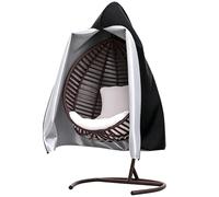 Egg Chair Outdoor Cover | Weatherproof Waterproof Furniture Protection with Drawstring | Swinging Chair Cover | for Porch, Patio, Balcony, Terrace, Home, Farmhouse, Cafe