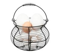 Egg Collection Basket - Small Vintage Container,with Handle Farmhouse Egg Basket,for Kitchen, Picnic, Garden, Harvest, Easter, Fruit, Vegetable, Counter