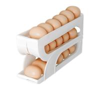 Egg Container, Automatic Rolling Dispenser Rack, Vertical 3 Tier Food Holder, Feed Refrigerator Organizer, Storage For Meal Prep Pantry Cooking, Kitchen Accessory For Fresh Eggs