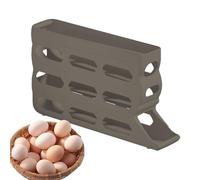Egg Container For Refrigerator, Egg Holder For Fridge, 4 Layers Automatic Rolling Dispenser, 30 Capacity Dispenser Anti-Slip Box For Bakery Food Kitchen Farmers Market Picnic Prep RV Commercial
