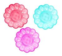 Egg Container Keeper - 3 Piece Storage Tray, Decorative Serve Ware Organizer, Display Dish Set | Pantry Organization System, Restaurant Fridge Storage, Kitchen Countertop Presentation, Home Display