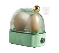 Egg Cooker 2 Eggs, Egg Steamer Compact Electric Egg Cooker, Best Egg Cooker Boils All Three Cooking Levels - Soft, Medium, Hard