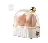 Egg Cooker 2 Eggs, Egg Steamer Compact Electric Egg Cooker, Best Egg Cooker Boils All Three Cooking Levels - Soft, Medium, Hard-ZZY 0619