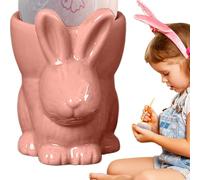 Egg Cup - Taza de huevo de cerámica | Bunny Egg Cup | Cute Estable Vintage Egg Cup For Spring Home Decoration, Easter Egg Cup Perfect For Easter Brunches & Breakfasts, Adds A Touch Of Spring To Your