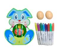 Egg Decor - Rotating Interactive Electric Quick Drying Kit with Light & Music, Automatic Spinner for Easter Egs Art, DIY Crafting, Family Fun, School Projects and Creative Holiday Party Activities